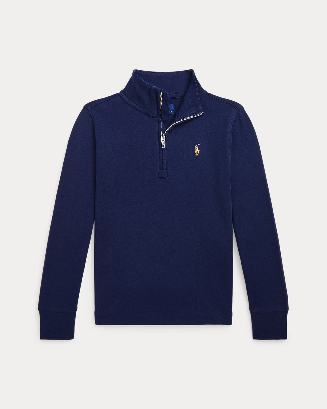 Ralph Lauren Cotton Interlock Quarter-Zip Pullover