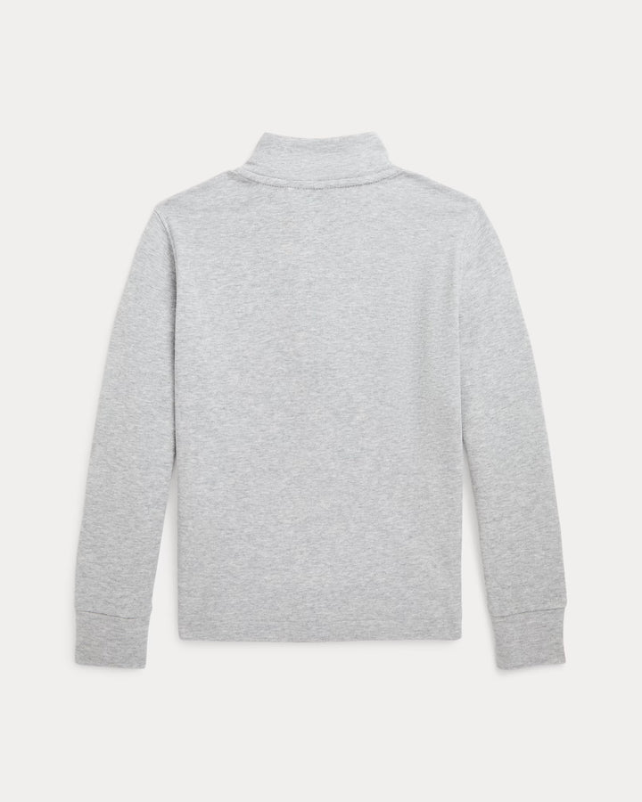 Ralph Lauren Cotton Interlock Quarter-Zip Pullover