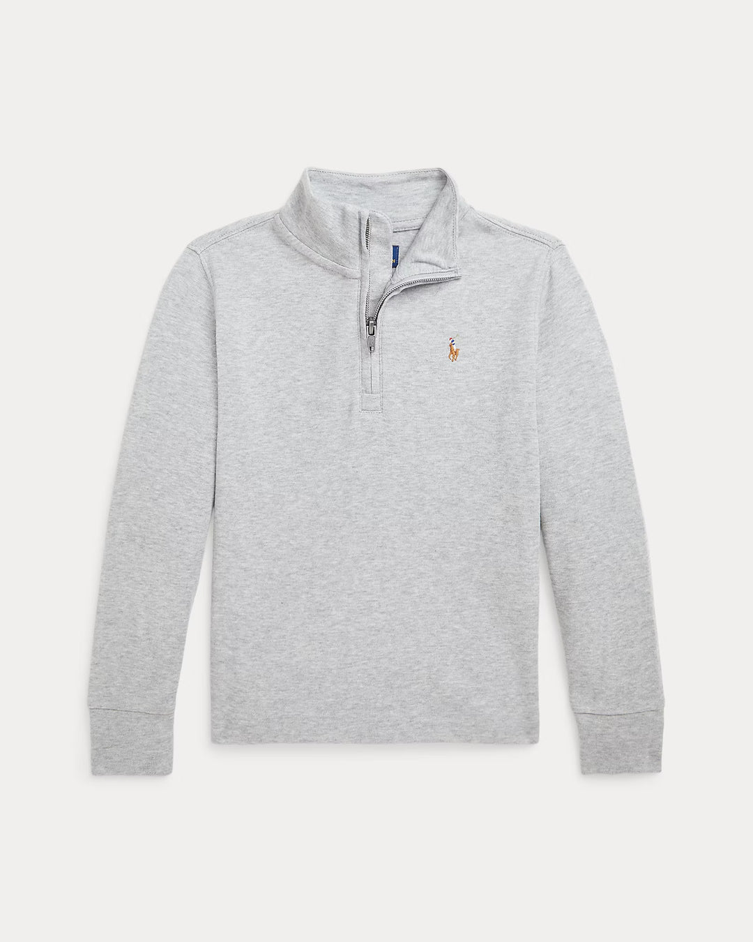 Ralph Lauren Cotton Interlock Quarter-Zip Pullover