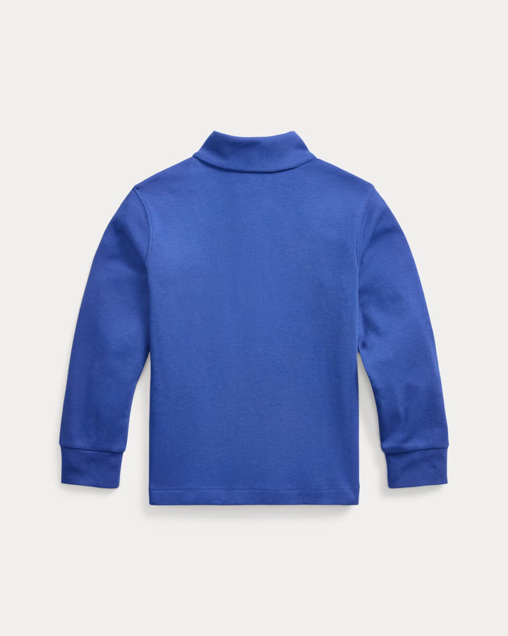 Ralph Lauren Cotton Interlock Quarter-Zip Pullover