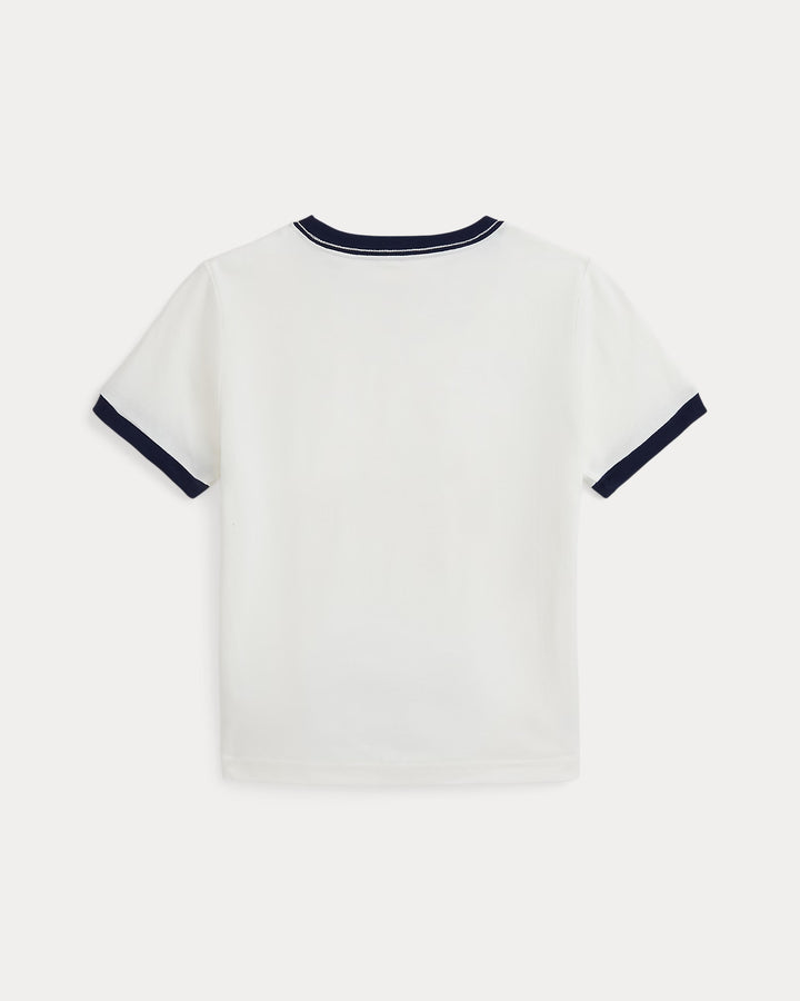Ralph Lauren Corduroy-Logo Cotton Jersey Tee