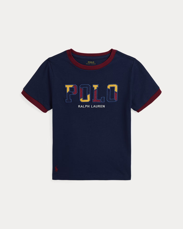 Ralph Lauren Corduroy-Logo Cotton Jersey Tee