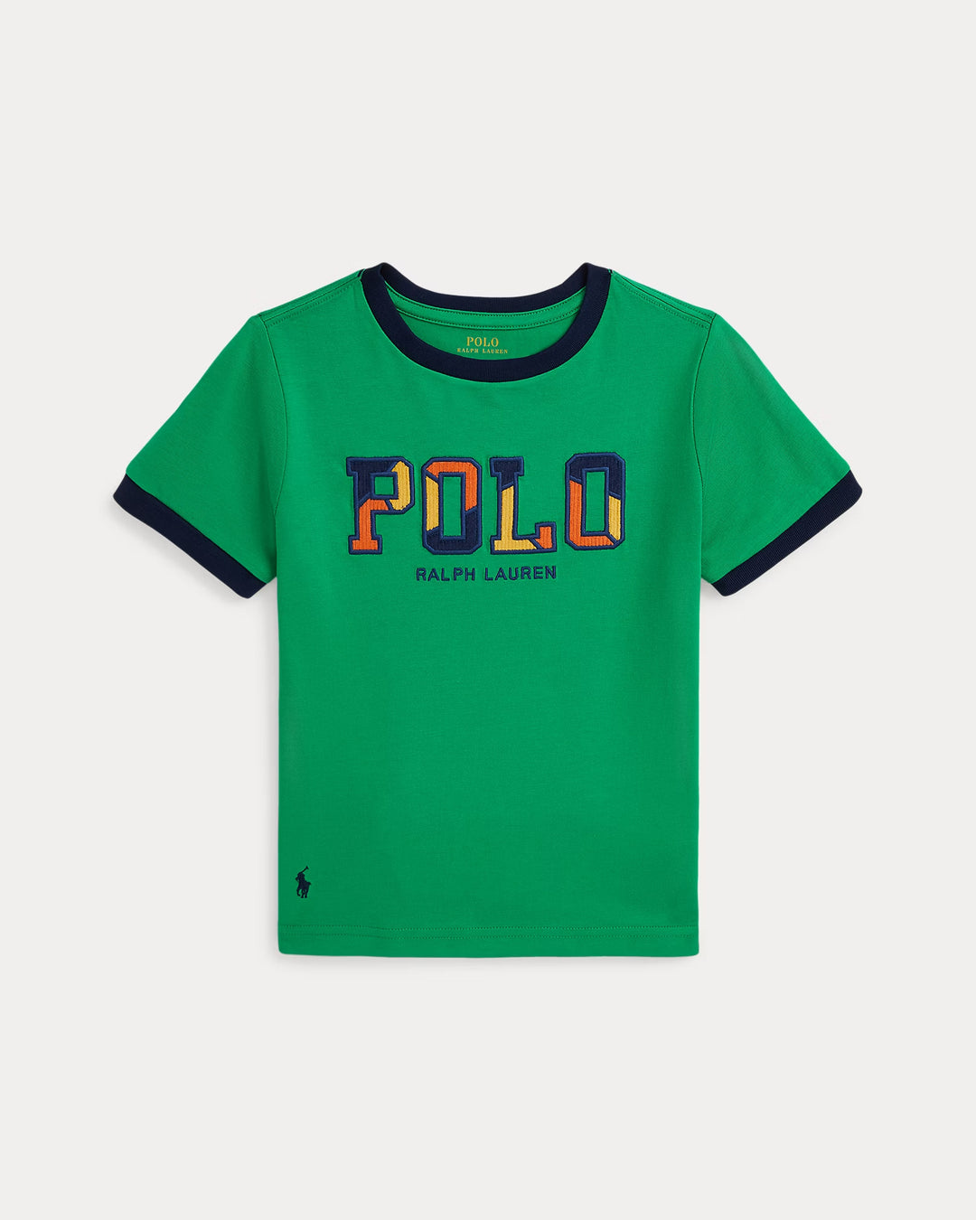Ralph Lauren Corduroy-Logo Cotton Jersey Tee