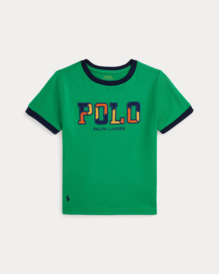 Ralph Lauren Corduroy-Logo Cotton Jersey Tee