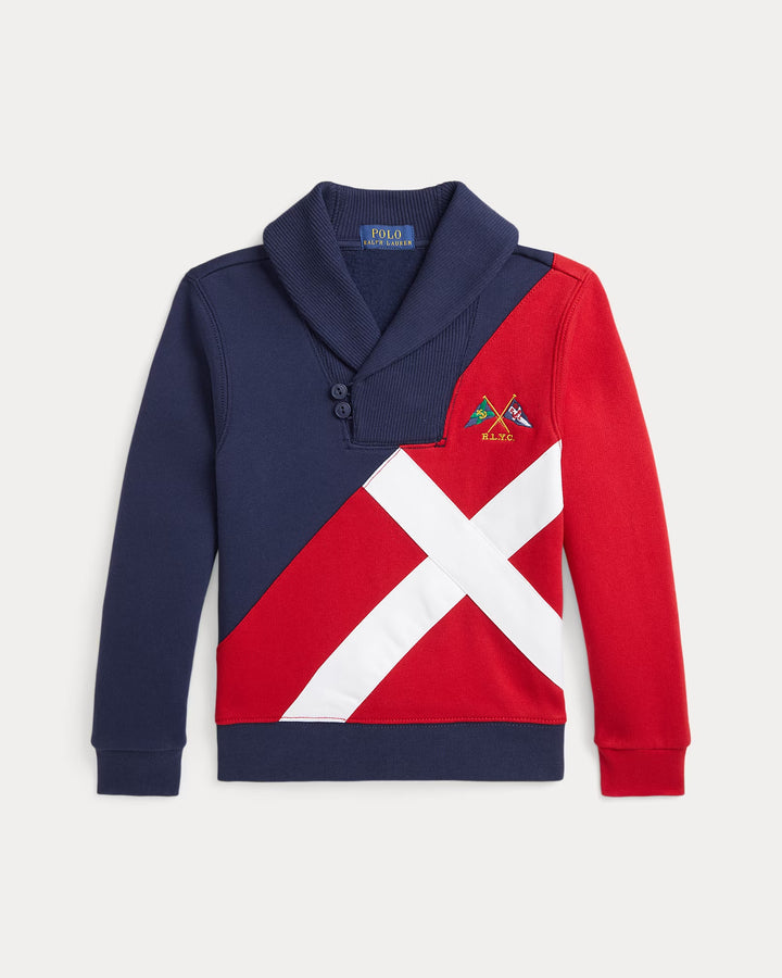 Ralph Lauren Nautical-Inspired Fleece Sweatshirt