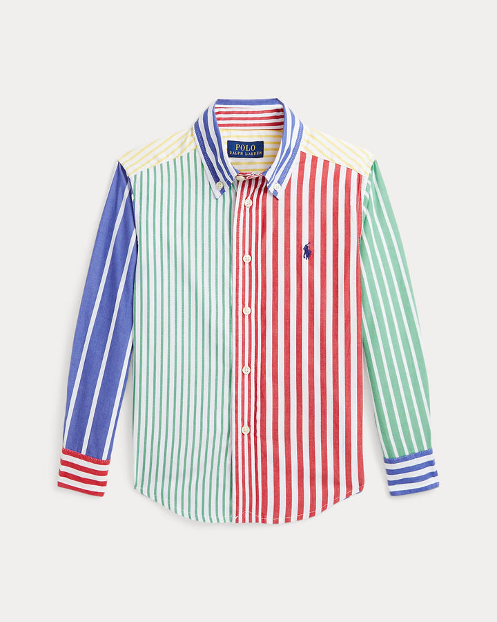 Ralph Lauren Striped Cotton Poplin Fun Shirt