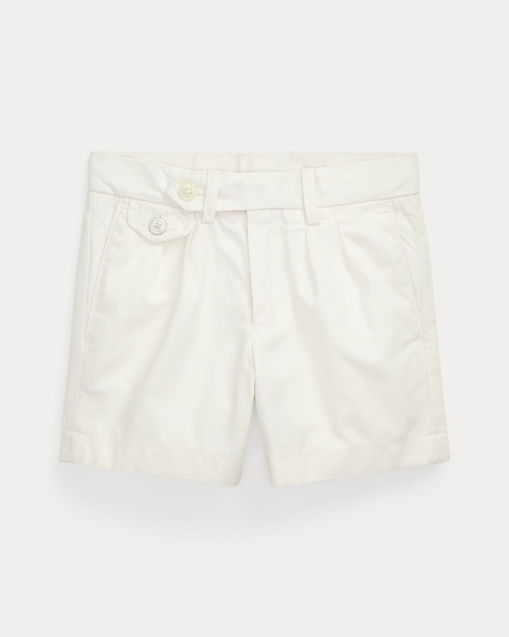 Ralph Lauren Pleated Cotton Twill Short