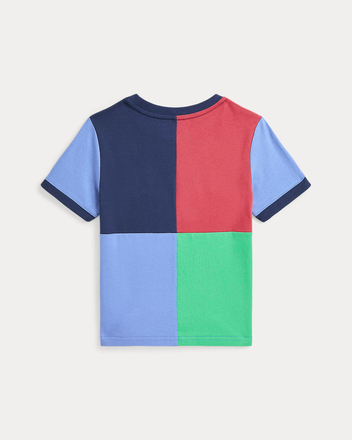 Ralph Lauren Color-Blocked Cotton Jersey Tee