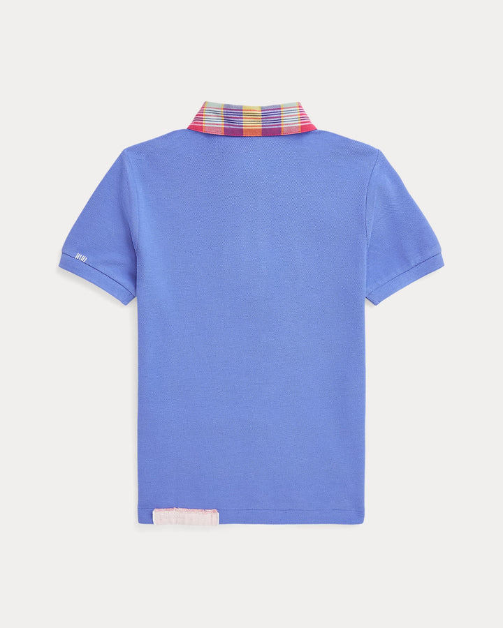 Ralph Lauren Distressed Cotton Mesh Polo Shirt