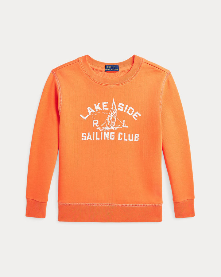 Ralph Lauren Sailboat-Print Fleece Sweatshirt