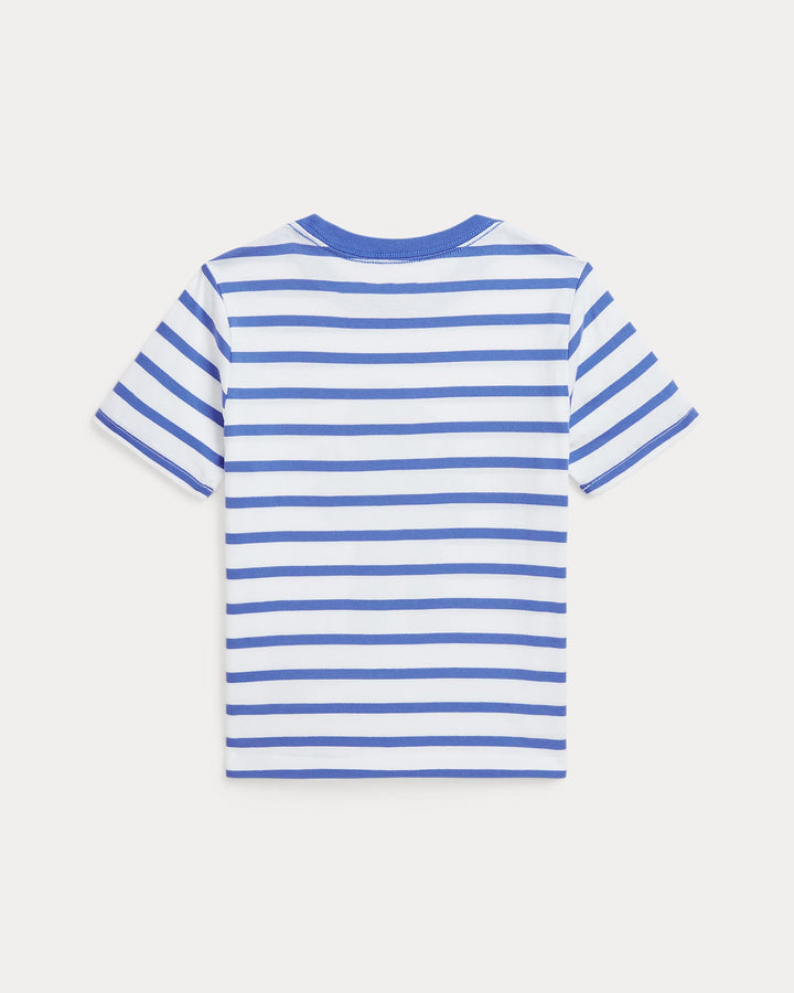 Ralph Lauren Polo Bear Striped Cotton Jersey Tee