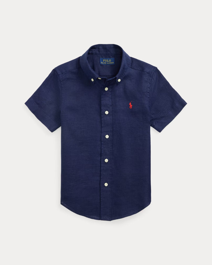 Ralph Lauren Linen Short-Sleeve Shirt