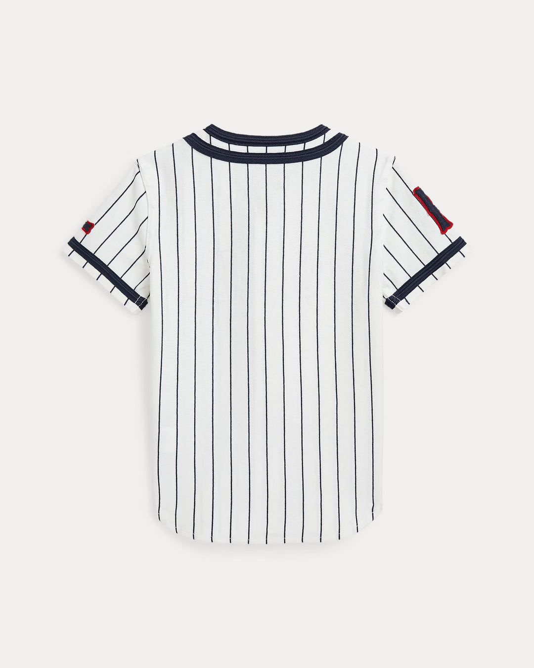 Ralph Lauren Logo Cotton Jersey Baseball Shirt