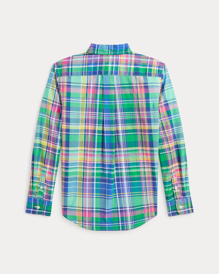 Ralph Lauren Plaid Cotton Poplin Shirt