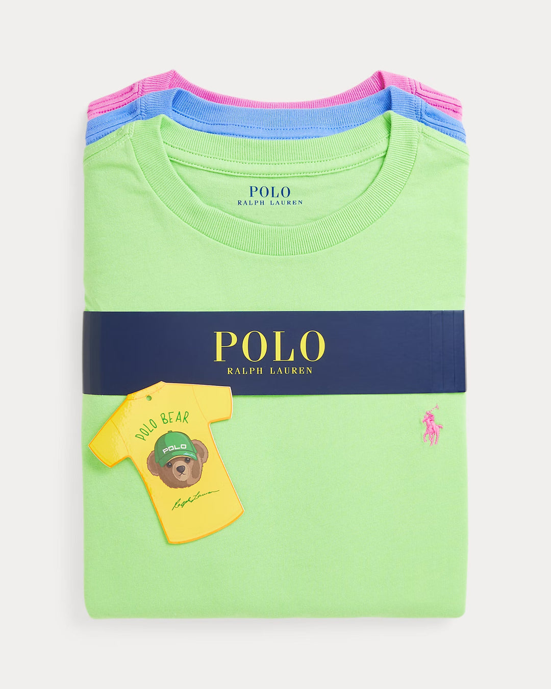 Ralph Lauren Cotton Jersey Crewneck Tee 3-Pack