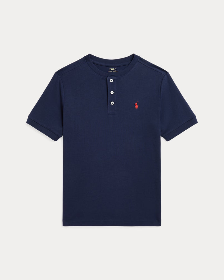 Ralph Lauren Cotton Jersey Short-Sleeve Henley Shirt