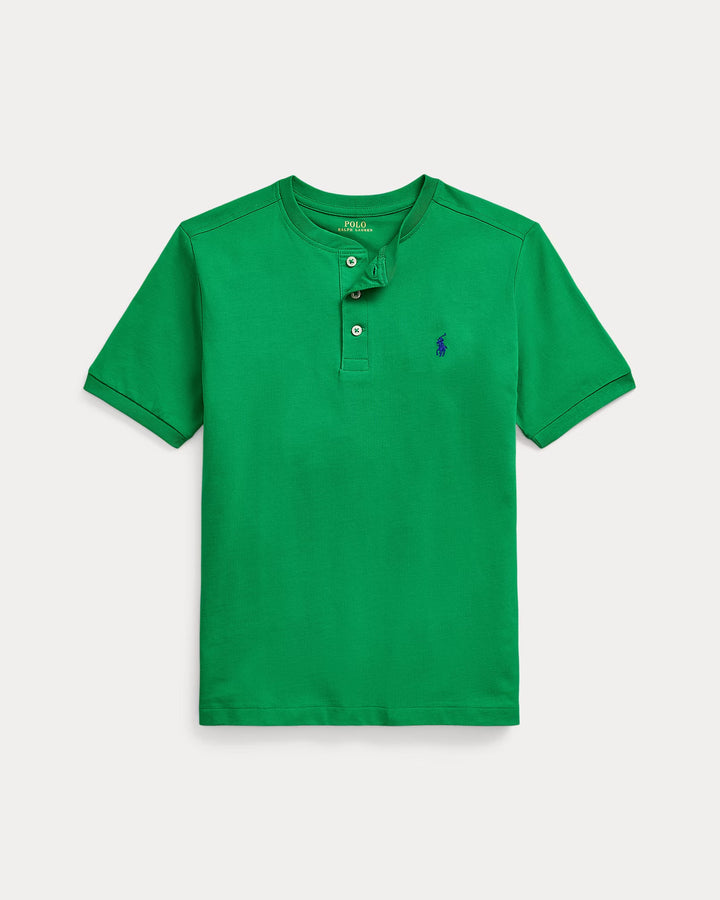 Ralph Lauren Cotton Jersey Short-Sleeve Henley Shirt