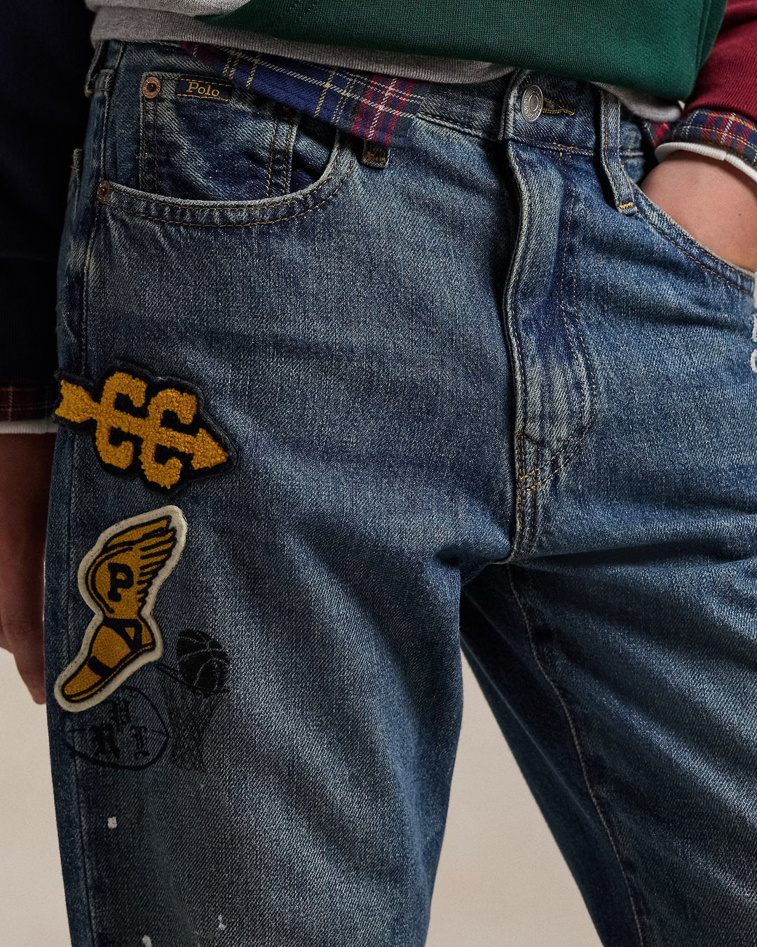 Ralph Lauren Lynwood Relaxed Fit Graphic Jean