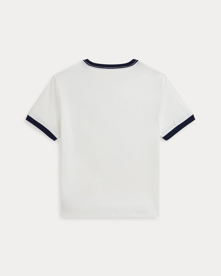 Ralph Lauren Corduroy-Logo Cotton Jersey Tee