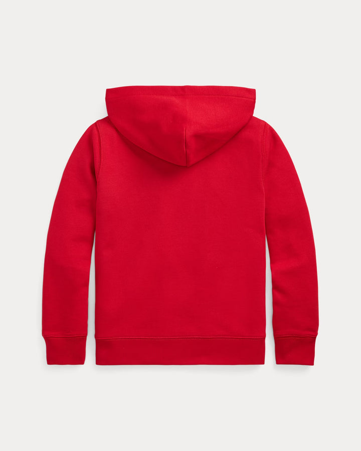 Ralph Lauren Plaid-Logo Fleece Hoodie