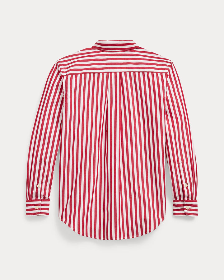 Ralph Lauren Embroidered Striped Cotton Shirt