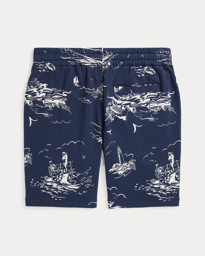 Ralph Lauren Nautical-Print Spa Terry Short