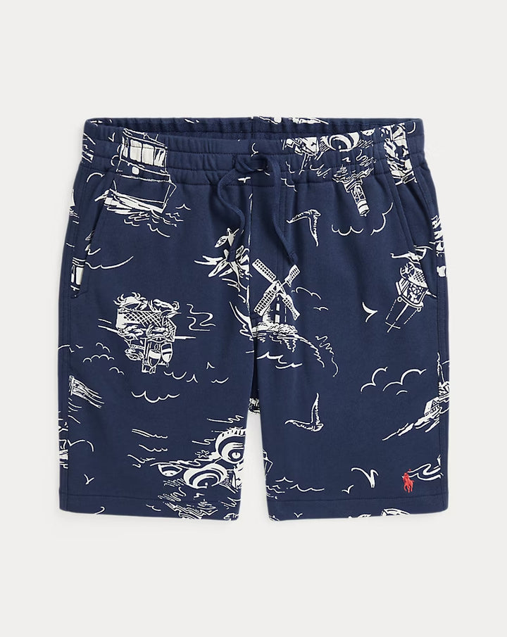 Ralph Lauren Nautical-Print Spa Terry Short