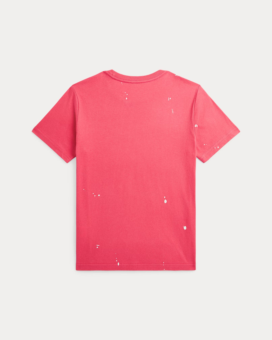 Ralph Lauren Big Pony Paint-Splatter-Print Cotton Tee