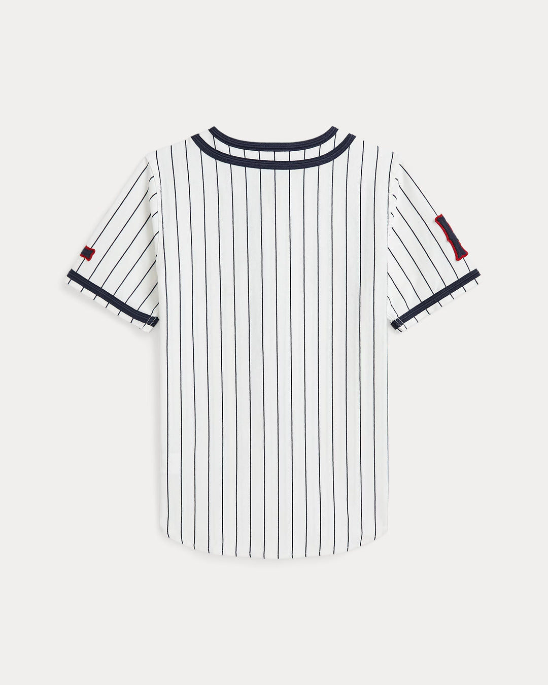 Ralph Lauren Logo Cotton Jersey Baseball Shirt