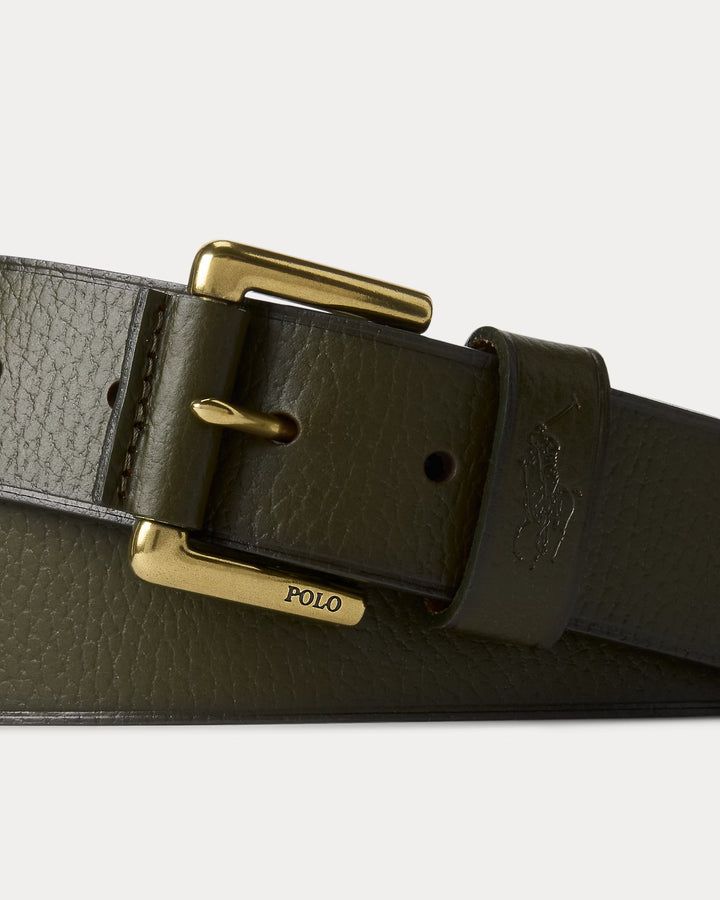 Ralph Lauren Signature Pony Leather Belt