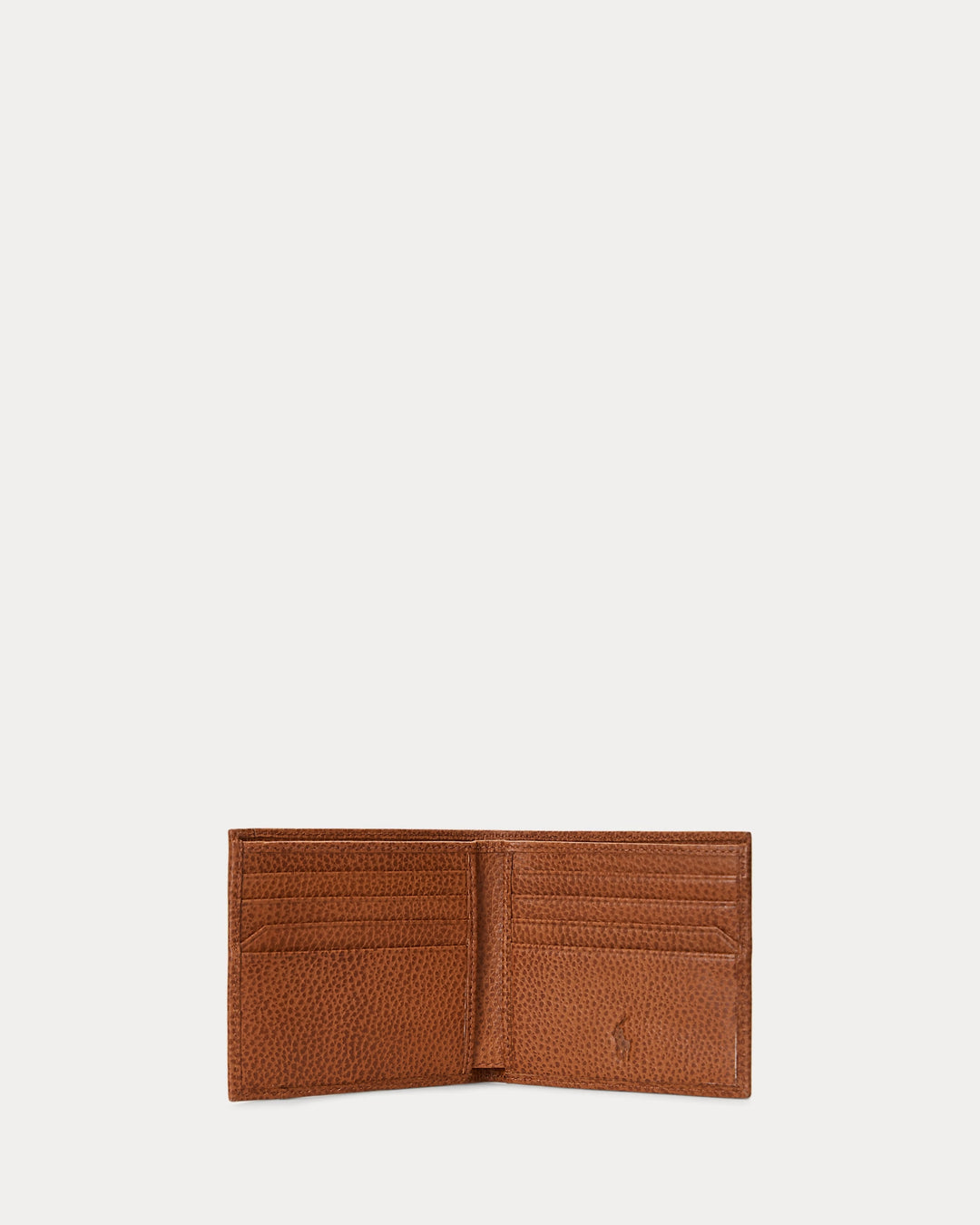 Ralph Lauren Pebbled Leather Billfold Wallet