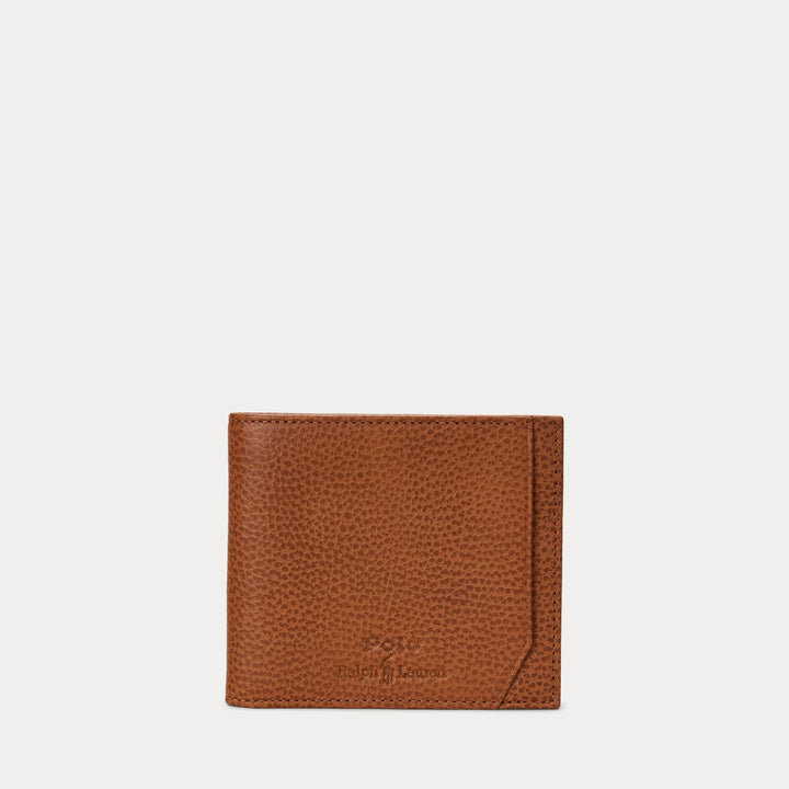 Ralph Lauren Pebbled Leather Billfold Wallet
