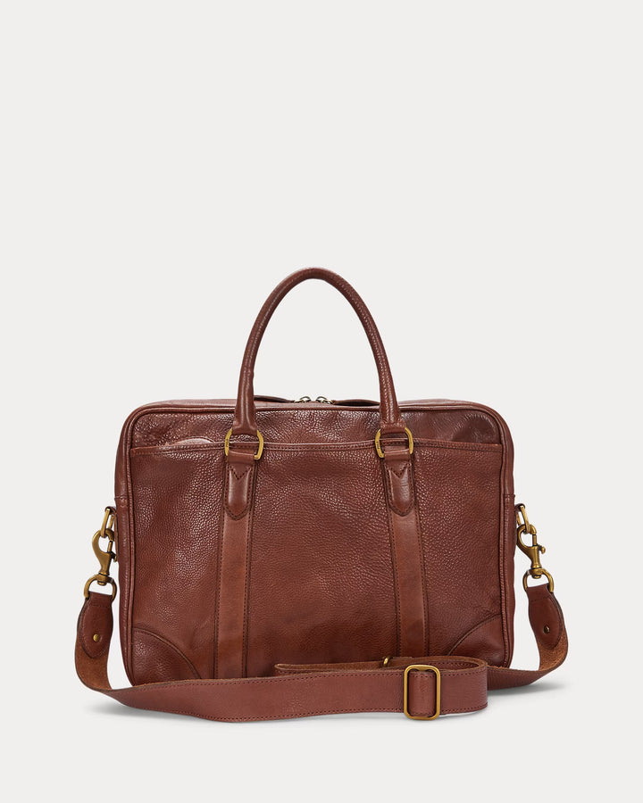 Ralph Lauren Heritage Leather Messenger Bag