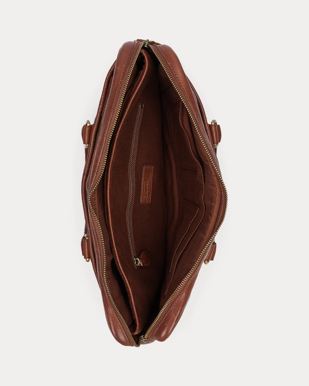 Ralph Lauren Heritage Leather Messenger Bag