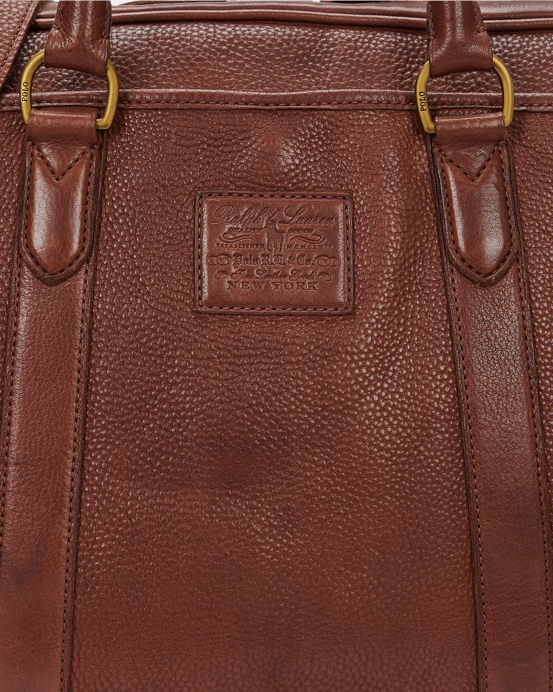 Ralph Lauren Heritage Leather Messenger Bag