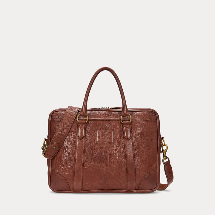 Ralph Lauren Heritage Leather Messenger Bag