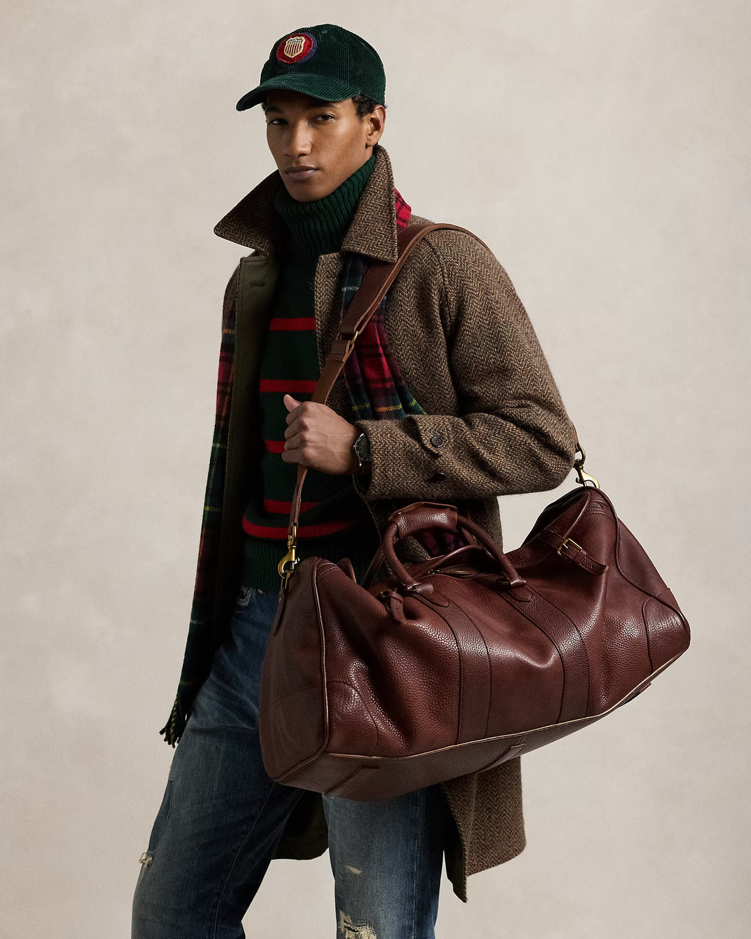 Ralph Lauren Heritage Leather Duffel