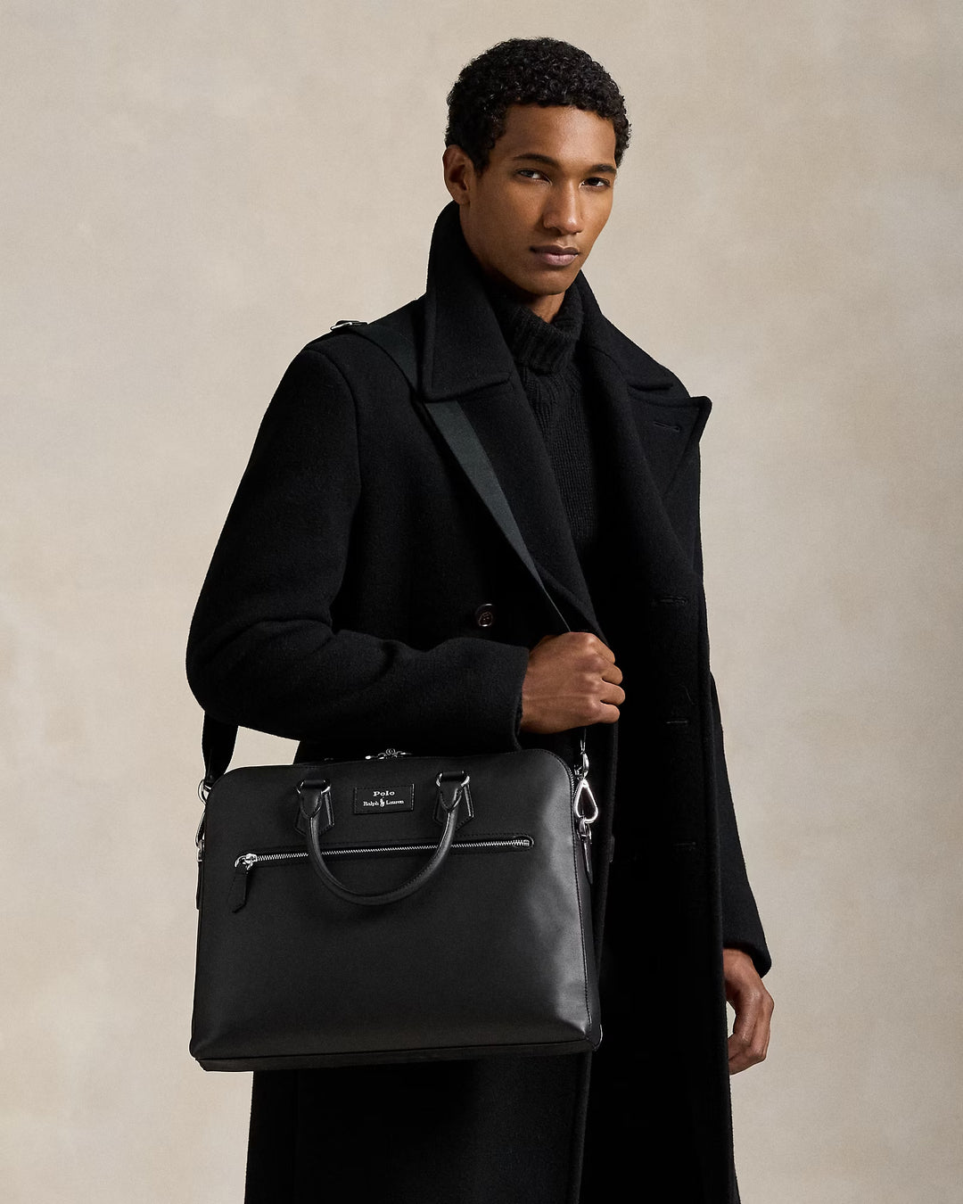 Ralph Lauren Smooth Leather Commuter Bag
