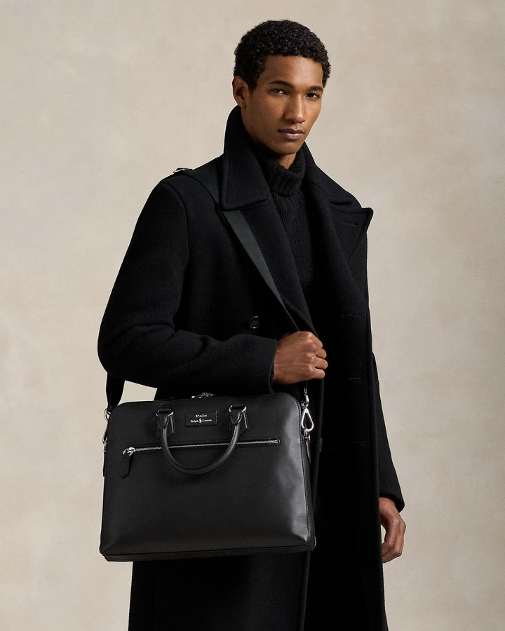 Ralph Lauren Smooth Leather Commuter Bag