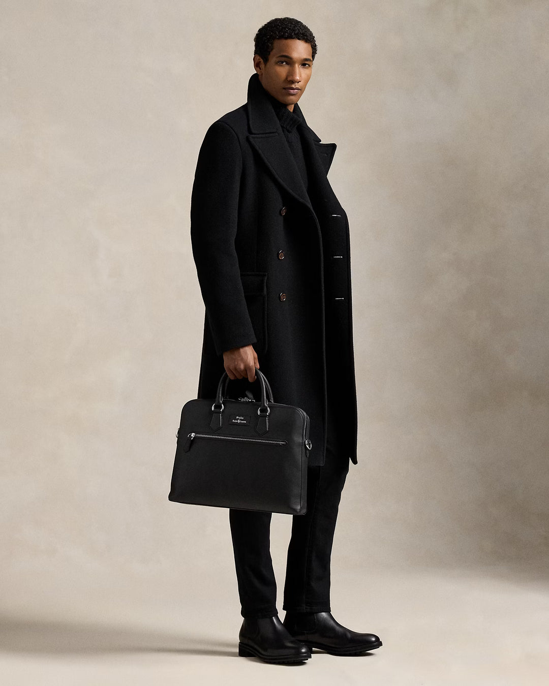 Ralph Lauren Smooth Leather Commuter Bag