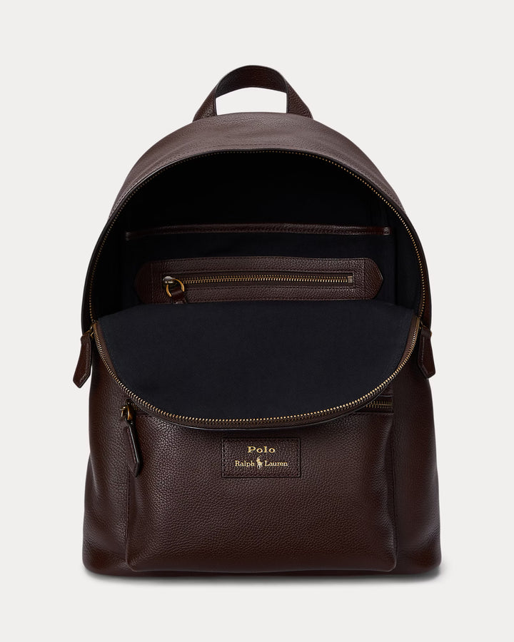 Ralph Lauren Pebbled Leather Backpack
