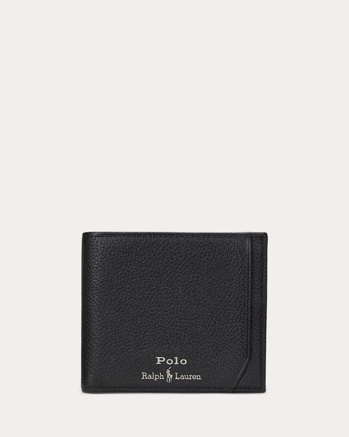 Ralph Lauren Pebbled Leather Billfold Wallet