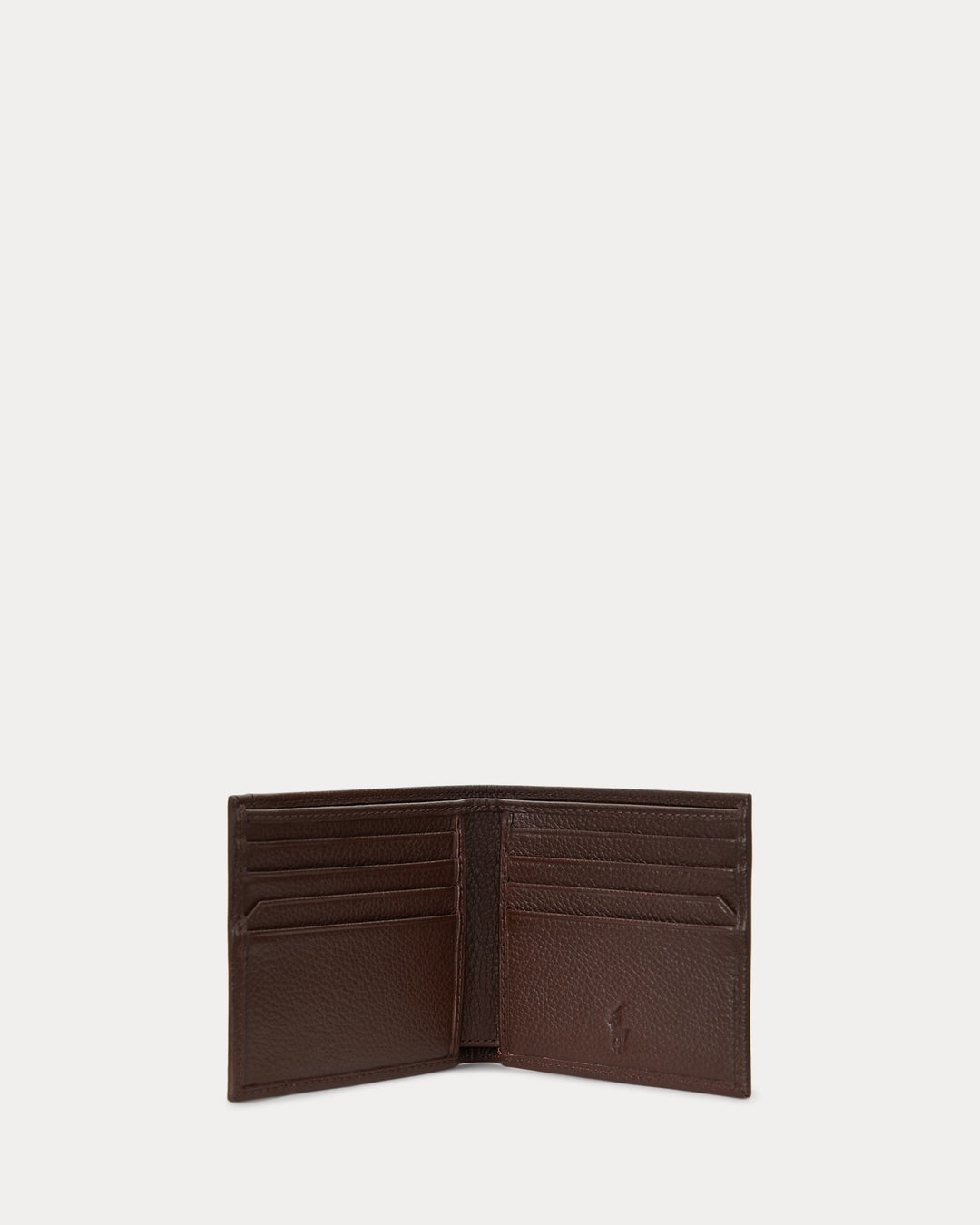 Ralph Lauren Pebbled Leather Billfold Wallet