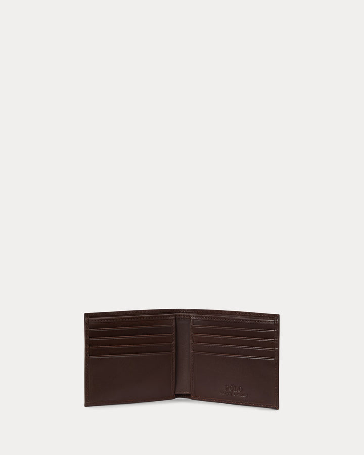 Ralph Lauren Polo Bear Leather Billfold Wallet