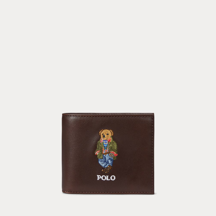 Ralph Lauren Polo Bear Leather Billfold Wallet