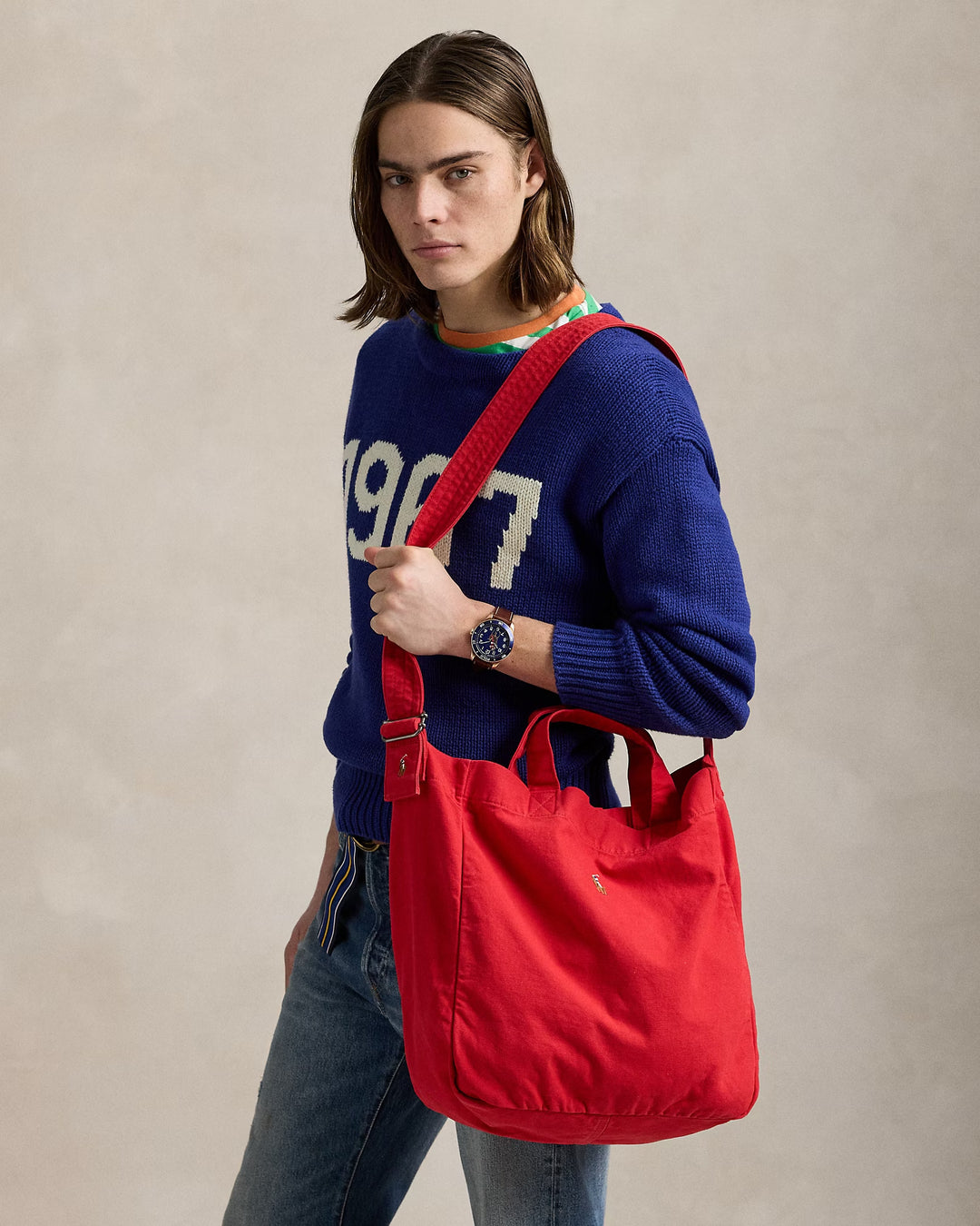 Ralph Lauren Canvas Shopper Tote