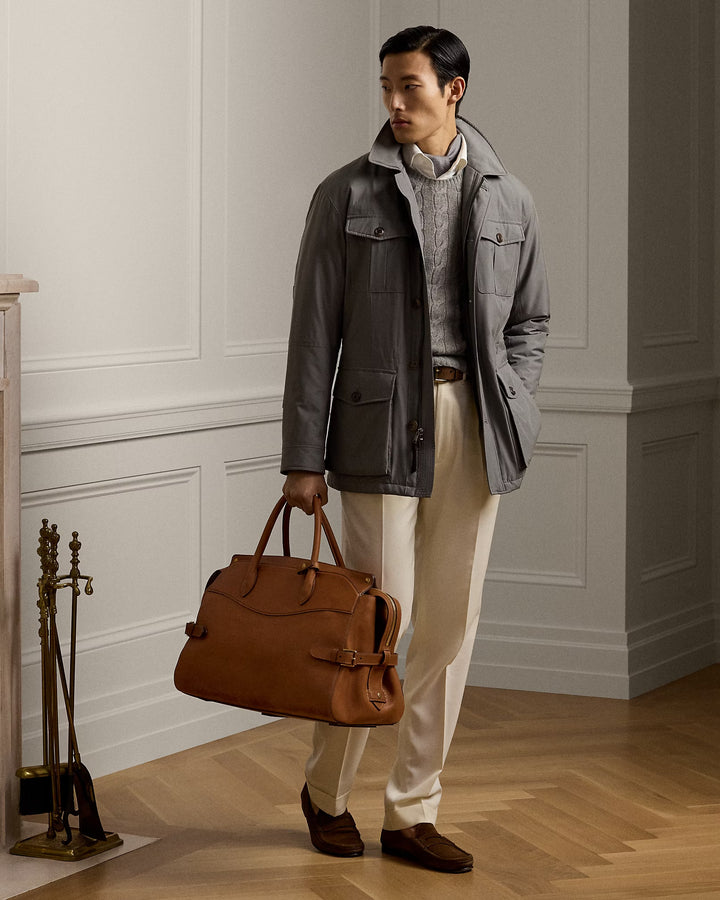 Ralph Lauren Bedford Calfskin Weekender Bag