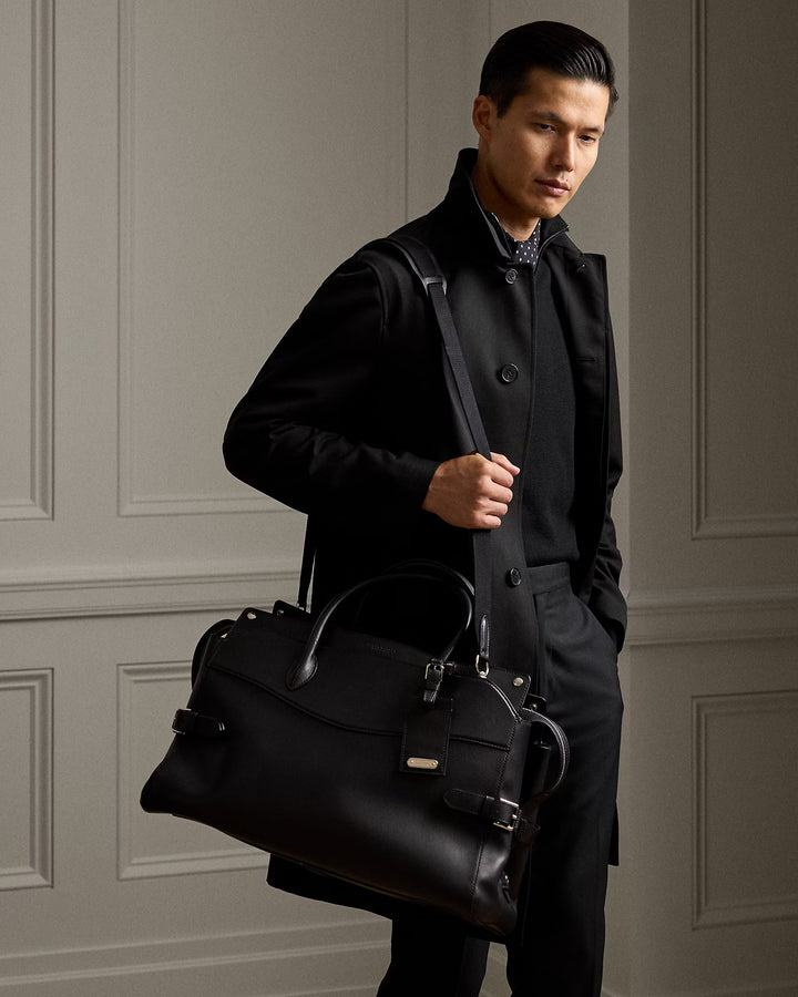 Ralph Lauren Bedford Calfskin Weekender Bag