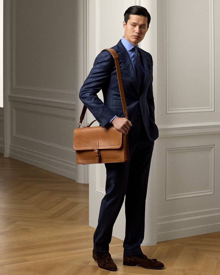 Ralph Lauren Bedford Calfskin Briefcase