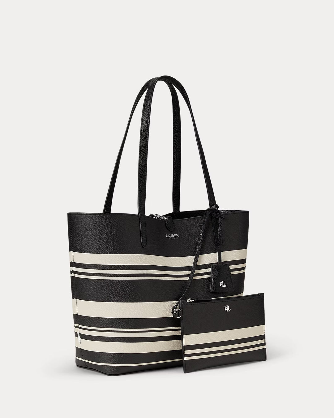 Ralph Lauren Striped Large Reversible Tote Bag